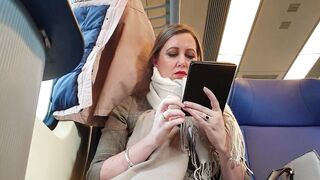 Mom stockings semi upskirt