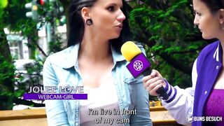 BUMS BESUCH - Crazy Sexy German model Jolee Love fucks random