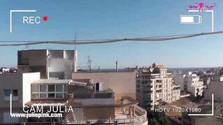 Julia Pink - Holidayboy banged! inside his apartment