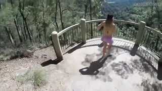 Stacked blonde MILF with a fabulous booty loving outdoors sex