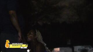 Fucking a cougar into the parking lot
