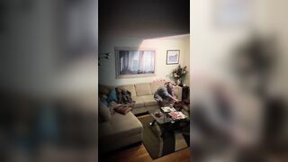 uncle caught on home security camera
