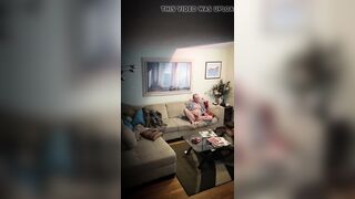 uncle caught on home security camera