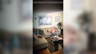 uncle caught on home security camera