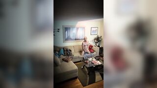 uncle caught on home security camera