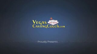 New Blonde Does BONDAGE Scene First Time Inside Vegas -