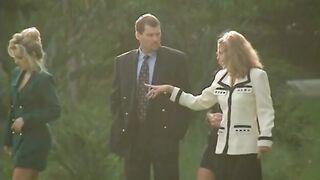 Vulgar milfs got nailed till orgasm inside an outside 3 way