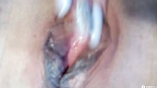 Dirty cougar AimeeParadise: soak older cunt good closeup!