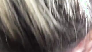 Hot milf sucking hubby dick and get cum in mouth