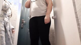 While my cougar was inside the other room my GF