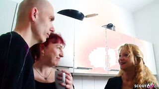 German Old Join older Ex-Wife and Huge Cock Hubby into