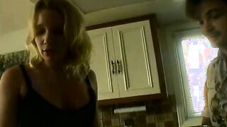 Amazingly Hot blonde floozie with perky titties loving fucking