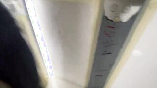 Elevator nailed with stranger was so Freaky - Cock22squirt