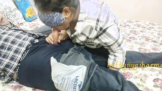 Young Slutty Step Sister Blows Brothers Penis Into Front Of
