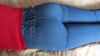 My older wifey showing off her perfect booty