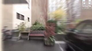 CURVY MERMAID pounded INTO OUTDOORS WC! StevenShame.dating