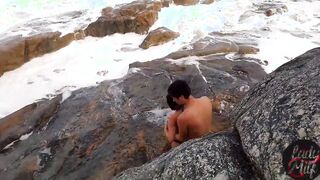 The paragliding instructor caught him eating her butt on the