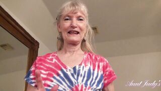 AuntJudys - 69yo Texas GILF Diane jacks you off