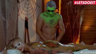 LETSDOEIT - (Kayla Green,Steve Q) - Halloween Huge Melons Blonde