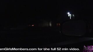 Tanned College Women Bares Big Boobs While Streaking
