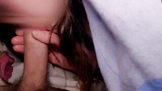 Step Sister Warms My Penis Into Her Mouth