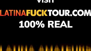 Hispanic takes every inch of penis inside her booty blows it clean af