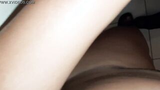 My GF caught me masturbating inside the toilet and punished