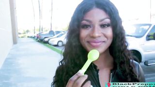 Evi Rei Inside Date With Black Queen