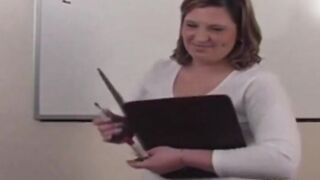 Bad Secretary Punished For Her Poor Work while liking