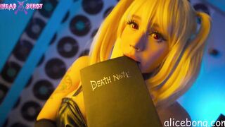 Misa Amane gets her twat plowed and then cum on