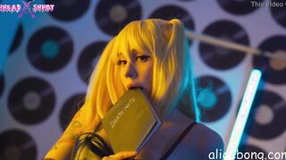 Misa Amane gets her twat plowed and then cum on