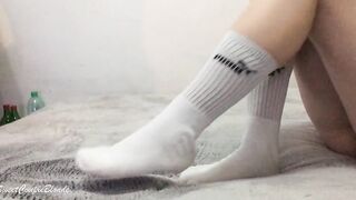 Huge Socks, WOW - Miley Grey