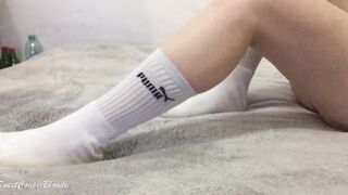 Huge Socks, WOW - Miley Grey