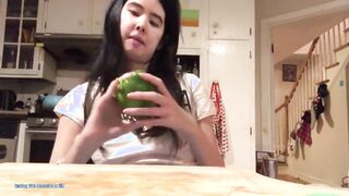 Cooking with oriental star Alexandria Wu inside 1957