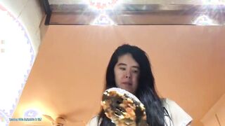 Cooking with oriental star Alexandria Wu inside 1957