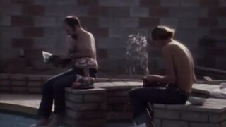 Three-Way by the pool