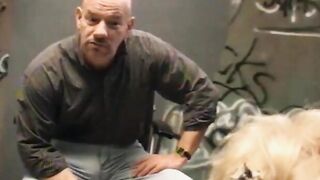 Russian fair-haired hot likes to clean the shaved guy