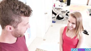 Catarina Petrov 18 Year Old Performance Off Her Tight Skinny Cunt