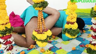 The honeymoon decorated with flowers was missing a lot