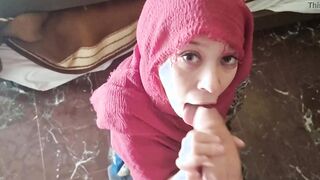 Mora sucking off hubby's dick