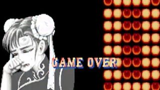 Halloween - Chun Li is defeated and must now suck