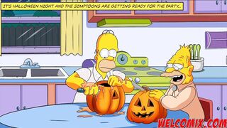 Halloween night with sex - The Simptoons