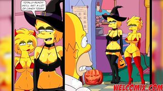 Halloween night with sex - The Simptoons