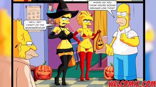 Halloween night with sex - The Simptoons