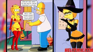 Halloween night with sex - The Simptoons