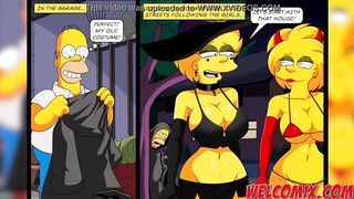 Halloween night with sex - The Simptoons