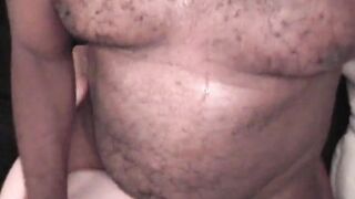 Blonde bimbo Pounded two big black cock inside the hood
