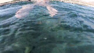 I go diving with my Ass Plug (Anal Toy swimming)