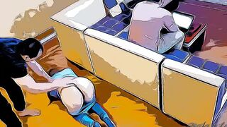 Young Cutie Ex-Wife Cheats on Hubby When He is Working