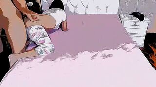 Step-Daughter is Filmed by her Stepfather when he is fucking
